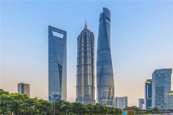 上海环球金融中心大厦外立面